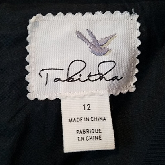 Anthropologie black floral print dress - Picture 3 of 4